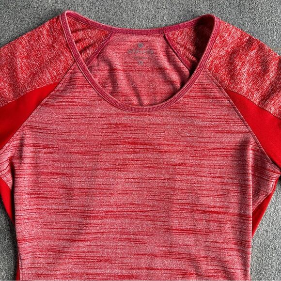 Athleta Running Wild Mix Crew Long Sleeve Scoop-neck Top Thumbholes XS - Picture 3 of 15